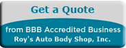 Roy's Auto Body Shop, Inc. BBB Request a Quote